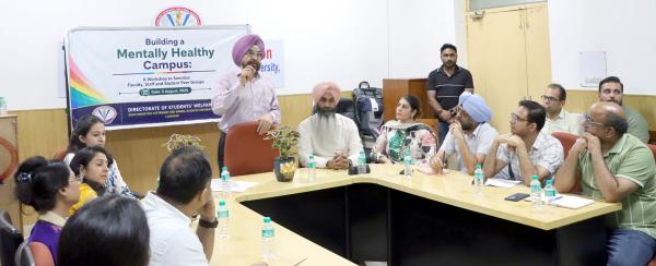 Dr. D. J. Singh delivered engaging and interactive presentations on mental health awareness, recognizing the early signs of emotional distress, managing stress and anxiety, building emotional resilience, and fostering empathy and peer support